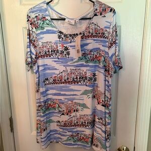 Scenic‎ Print Women's Top